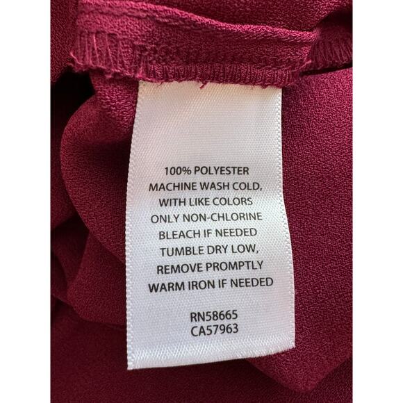 New ~ MELROSE and MARKET ~ Women's Pink Ribbed Wrap Crop Top Size Small - Picture 5 of 5